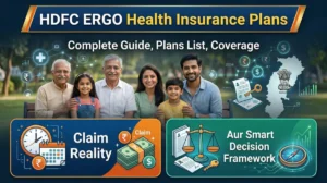 HDFC ERGO health insurance plans coverage claim process benefits India family insurance policy guide